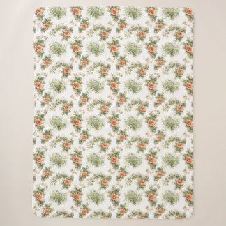 Manta Sherpa Florale-Kuscheldecke – Sanfte Herbstblume