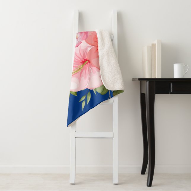 Manta Sherpa Flores acuáticas 21 (In situ)