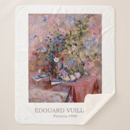 Manta Sherpa Flores de 1906 por Edouard Vuillard