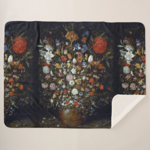 Manta Sherpa Flores en un barco de madera Jan Brueghel el ancia