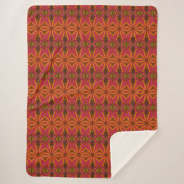 Manta Sherpa Flores silvestres 12