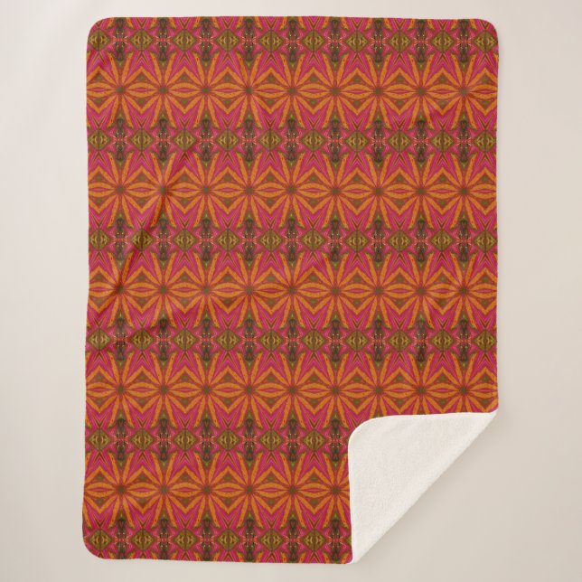 Manta Sherpa Flores silvestres 12 (Anverso)