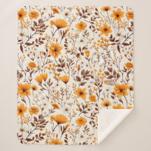 Flores Y Hojas De La Caída Otoño De La Acuarela