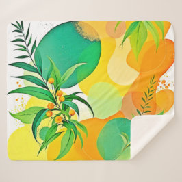 Manta Sherpa Flujo de Alegría Orgánica