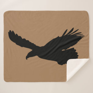 Manta Sherpa Flying Eagle Sherpa Blanket Choose Color