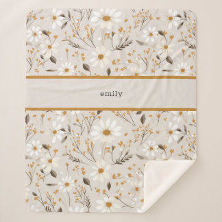 Manta Sherpa Foliage de caída neutra