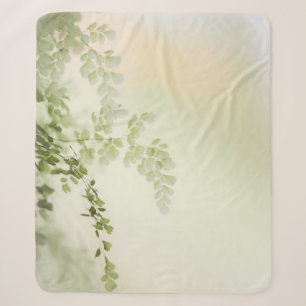 Manta Sherpa Foliage de primavera