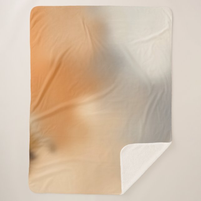 Manta Sherpa Fondo abstracto cálido (Anverso)