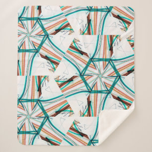 Manta Sherpa Fondo abstracto fractal. Efectos digitales. Fútbol