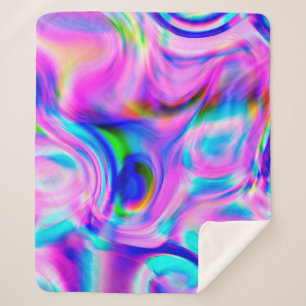 Manta Sherpa Fondo abstracto multicolor. Patrón colorido.