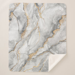 Manta Sherpa fondo abstracto, textura creativa de mar blanco