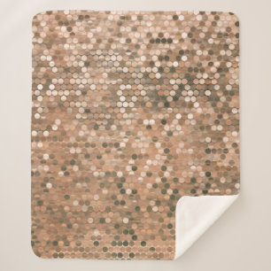 Manta Sherpa Fondo bibliográfico de mosaico abstracto brillante