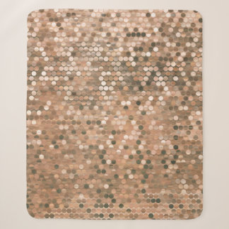 Manta Sherpa Fondo bibliográfico de mosaico abstracto brillante