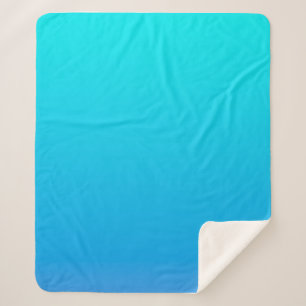 Manta Sherpa Fondo de color azul