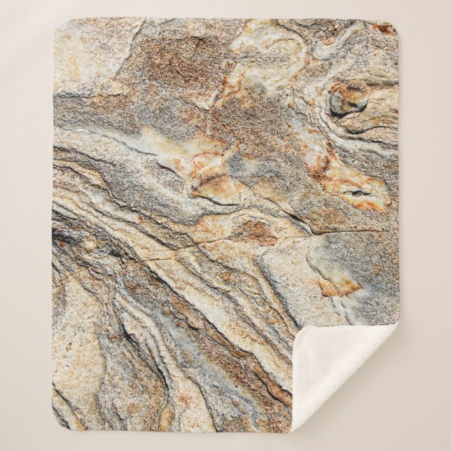 Manta Sherpa Fondo de la estructura de mármol de textura (Anverso)