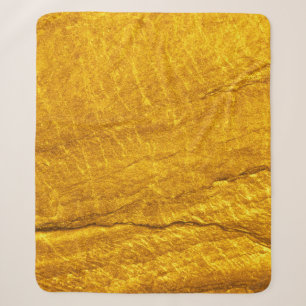 Manta Sherpa Fondo de textura de piedra dorada. abstracto, anti