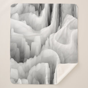 Manta Sherpa fondo monocromático de onda fractal abstracta borr