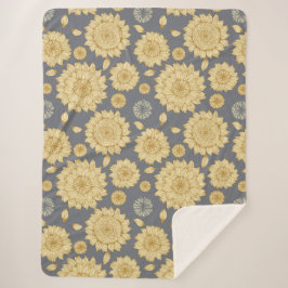 Manta Sherpa Fondo Personalizado de la calma solar II