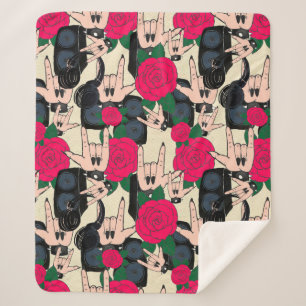 Manta Sherpa Fondo rocoso sin foco. Música abstracta moderna pa