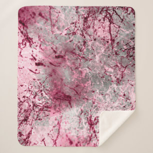 Manta Sherpa fondo rosado, deco, patrón, abstracto, envejecido,