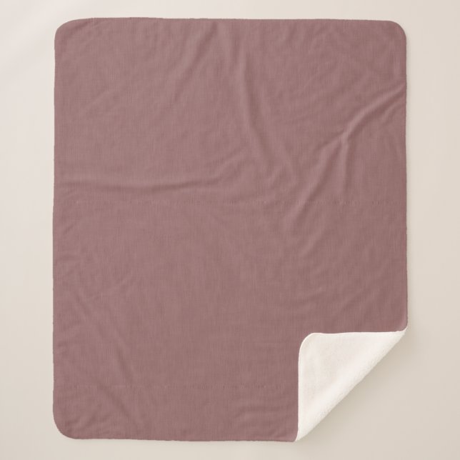 Manta Sherpa Fondo texturizado rosa calmado y simple (Anverso)