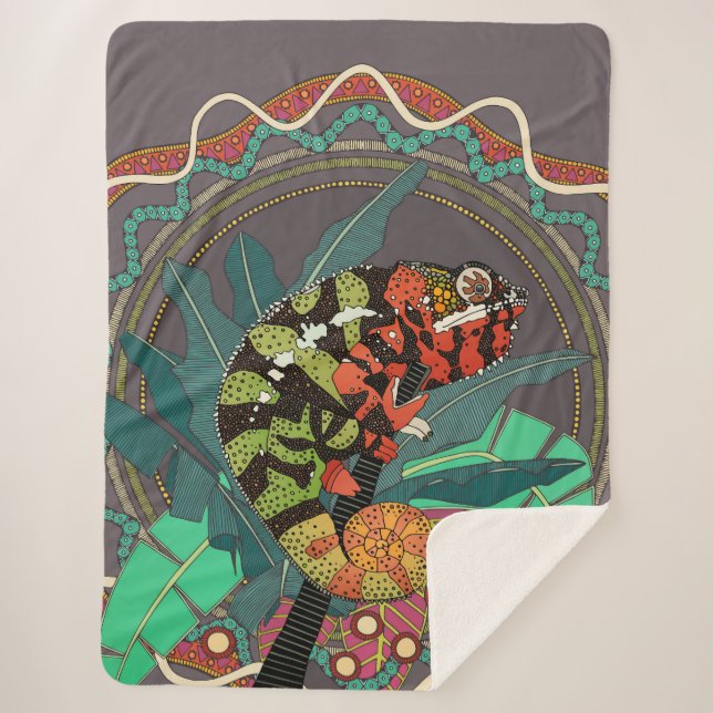 Manta Sherpa forest chameleon (Anverso)