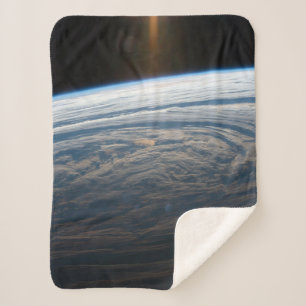 Manta Sherpa Formaciones Nubladas En El Océano Índico Meridiona