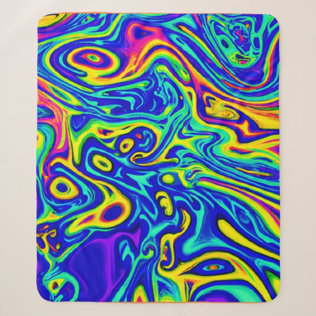 Manta Sherpa Formularios de patrones de arte de estilo (Anverso)