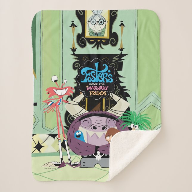 Manta Sherpa Foster's Home for Imaginary Friends | Group Hug (Anverso)