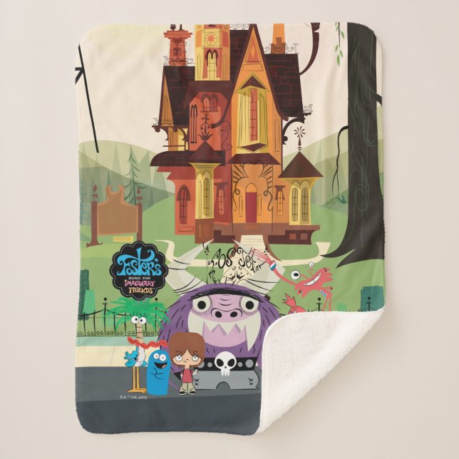 Manta Sherpa Foster's Home for Imaginary Friends | Hanging Out (Anverso)