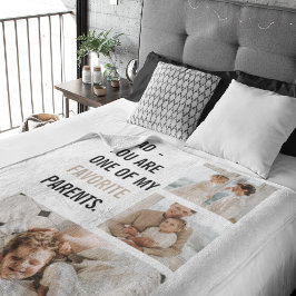 Manta Sherpa Foto de colección moderna y regalo del Día del Pad