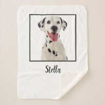 Foto de perro Personalizado blanco minimalista