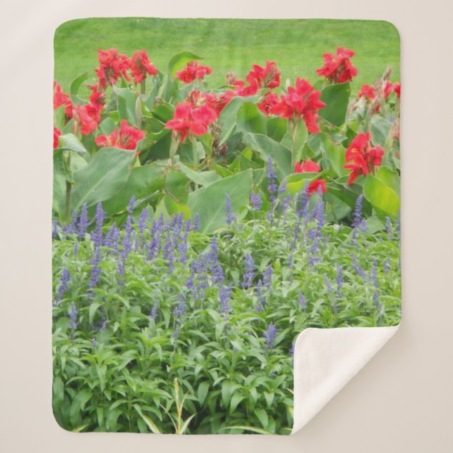 Manta Sherpa Foto personalizada (Anverso)