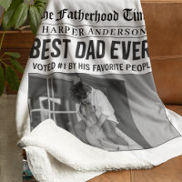 Foto personalizada del mejor periódico de papá