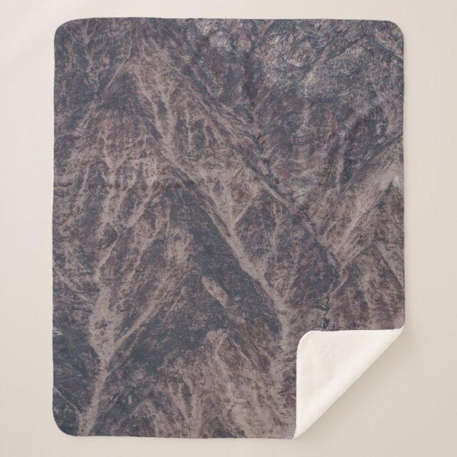 Manta Sherpa Fotografía aérea de cordilleras (Anverso)