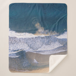 MANTA SHERPA FOTOGRAFÍA DE ALTO ÁNGULO DE LA PLAYA