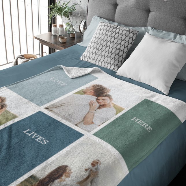 Manta Sherpa Fotografía moderna de la escuela familiar | Amar a (Subido por el creador)