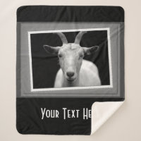 Fotografía personalizada de Cabra Blanca Imprimir