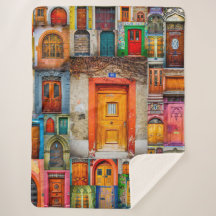 Fotografía única moderna del arte de la puerta del