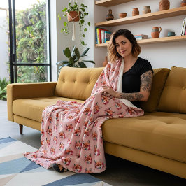 Manta Sherpa Fox Sherpa Blanket