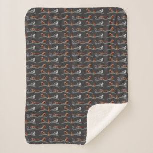 Manta Sherpa Frenesí de Ardilla (Gris)