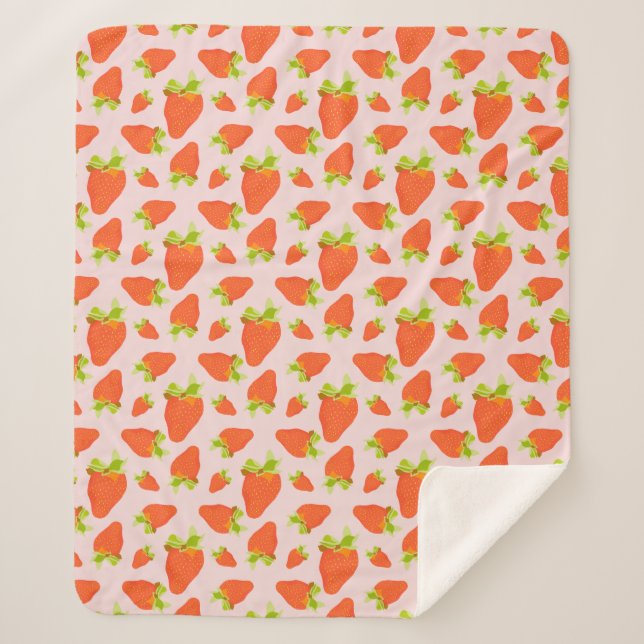 Manta Sherpa Fresa Leche (Anverso)