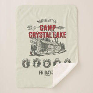 Manta Sherpa Friday the 13th Welcome to Camp Crystal Lake