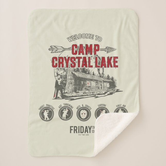 Manta Sherpa Friday the 13th | Welcome to Camp Crystal Lake (Anverso)