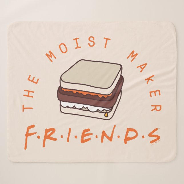 Manta Sherpa FRIENDS™ | El Hacedor de Humedad (Anverso (horizontal))