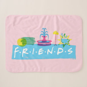 Manta Sherpa FRIENDS™   Logotipo con iconos