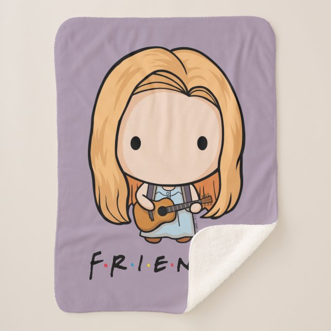 Manta Sherpa FRIENDS™ | Phoebe Chibi (Anverso)