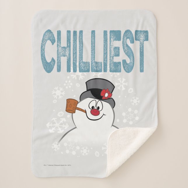 Manta Sherpa Frosty the Snowman™ | Chilmás (Anverso)