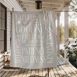 Manta Sherpa Fruitage of the Spirit Galatoins 5 Sherpa Blanket