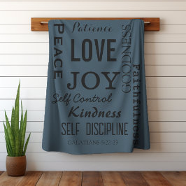 Manta Sherpa Fruta Cristiana Del Espíritu, Galatianos 5:22-23